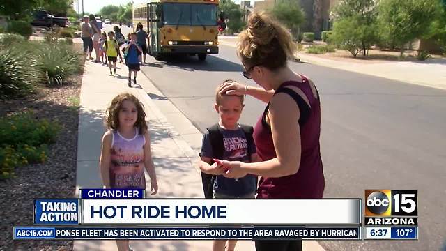 Parents: Kids struggling with no A/C on bus