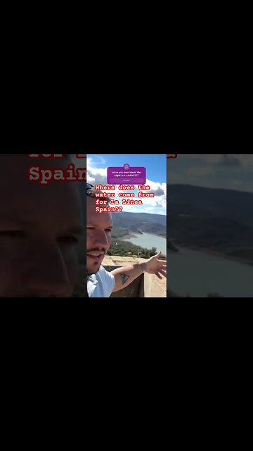 Water Comes From Here for Our Small City in South Spain