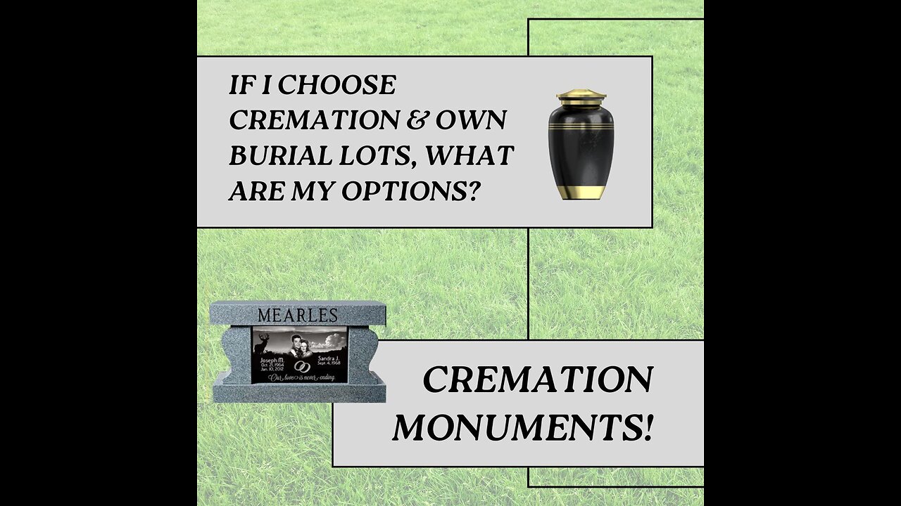 ⚱Urn Burial Alternative = 🪦Cremation Monuments