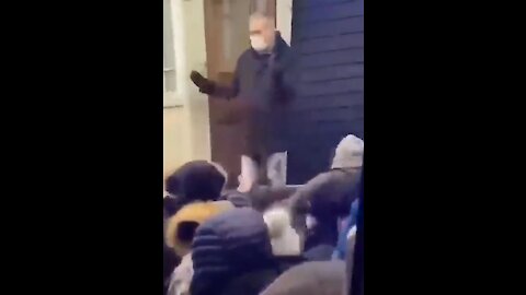 FRANCE: Protesters Show Displeasure With Vaccine Passport by Throwing Dirt on Parliament Memeber