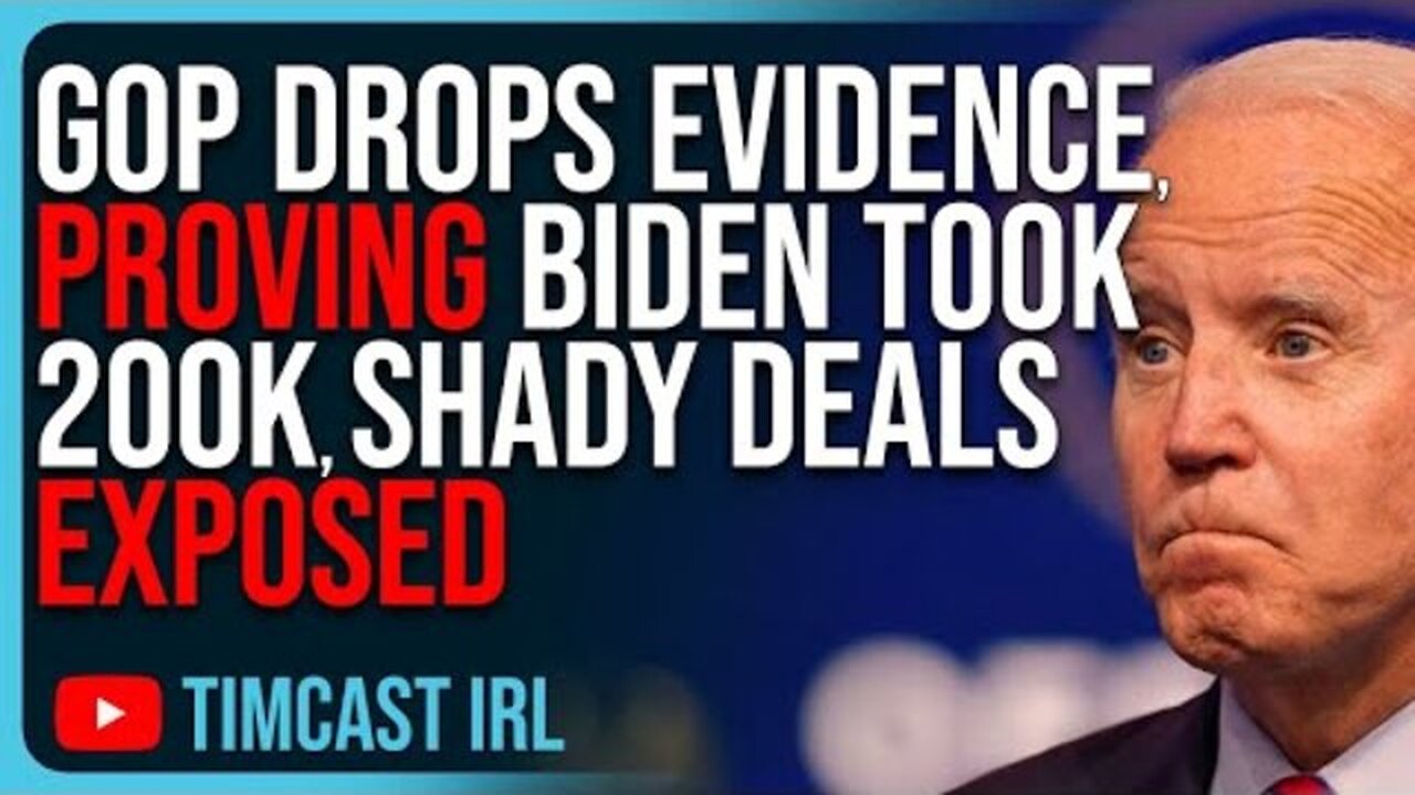 GOP DROPS NEW EVIDENCE, PROVING JOE BIDEN TOOK 200K, SHADY DEALS EXPOSED