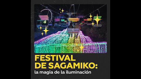 Inauguración del Festival de Iluminación de Sagamiko, en Japón