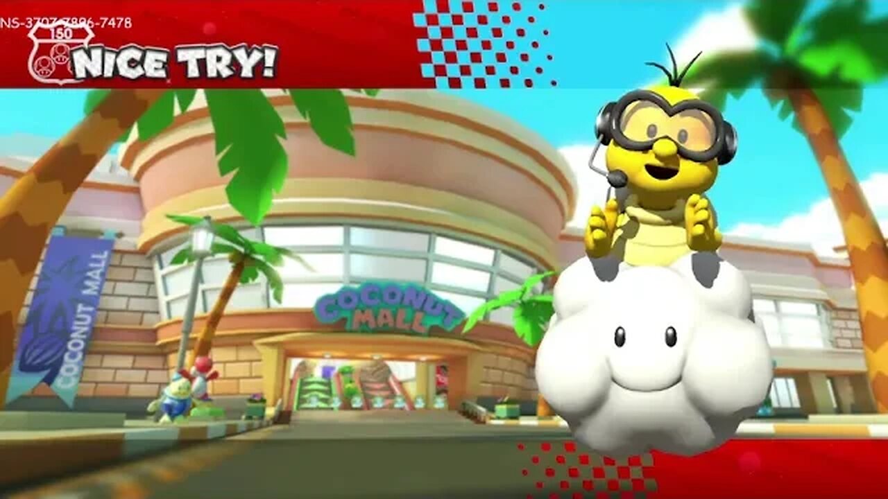 4/7/22 win on Mario Kart 8 Deluxe's GCN Dry Dry Desert track