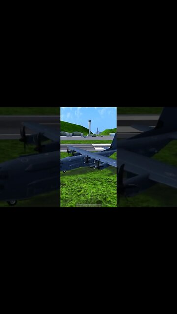 Crashing MC-130 into Parked Vehicle | Turboprop Flight Simulator #shorts
