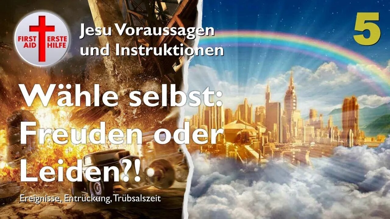 5/7 Entrückung Die Welt wird trauern & Die Braut wird tanzen ❤️ Jesu Voraussagen & Instruktionen