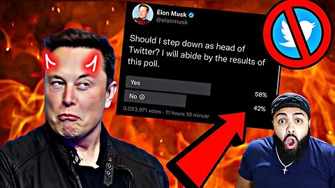 Elon Musk STEPS DOWN from Twitter!!TWITTER poll makes LIBERALS EXPLODE!!