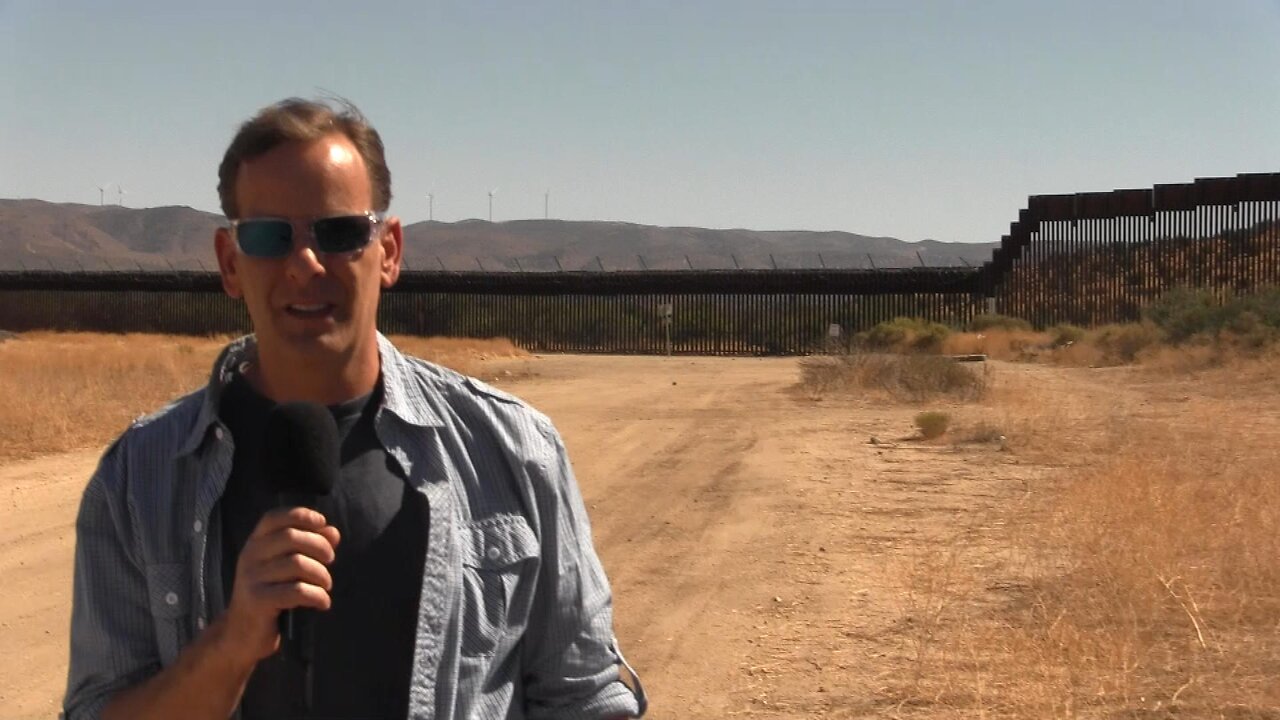 Reddawn Media visits the border wall in Jacumba, California