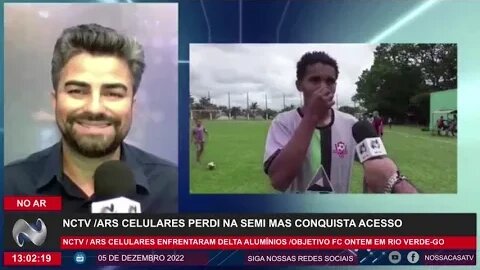 NCTV /ARS Celulares conquista acesso no futebol da série A em Rio Verde-GO