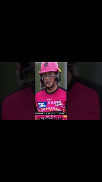 Alyssa Healy and Ellyse Perry in the middle needing 177 to win