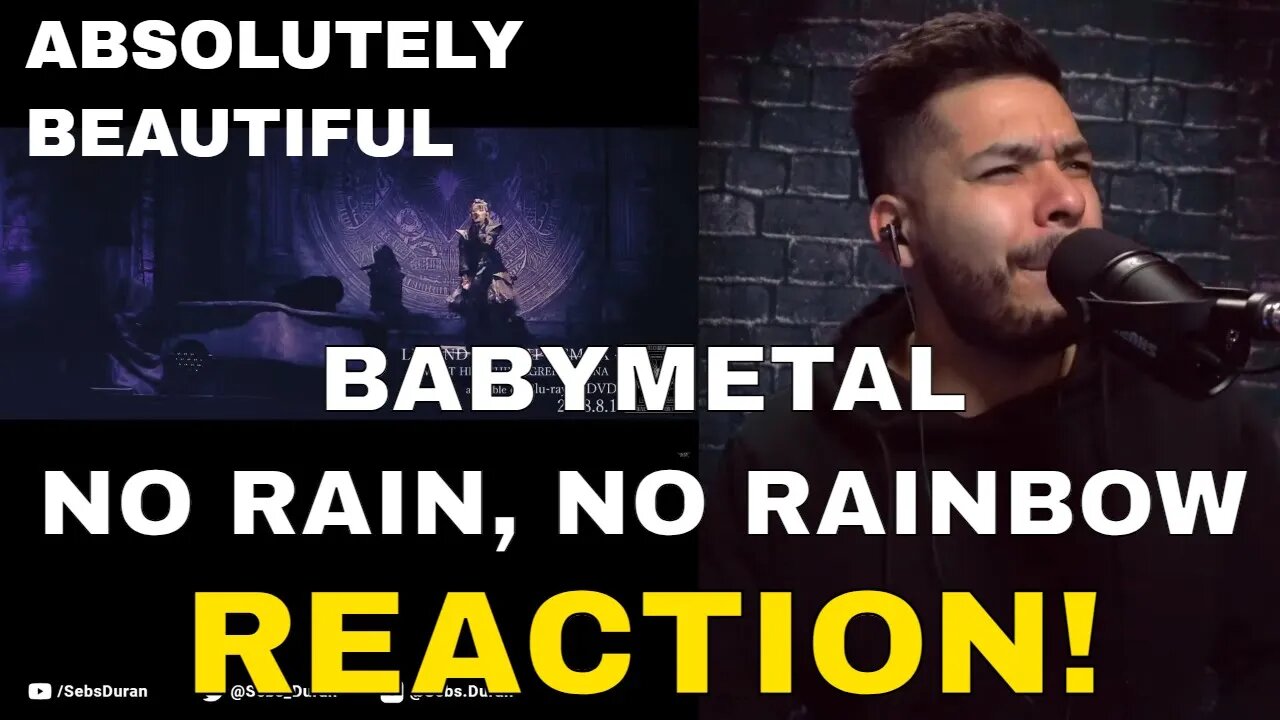 BABYMETAL - NO RAIN, NO RAINBOW (Reaction!) | X-Japan tribute, beautiful message