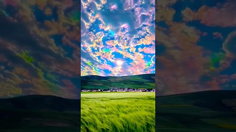 Rainbow sky 😍 #shortvideo #shorts