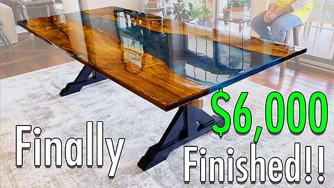 Delivering a $6,000 Epoxy River Dining Table