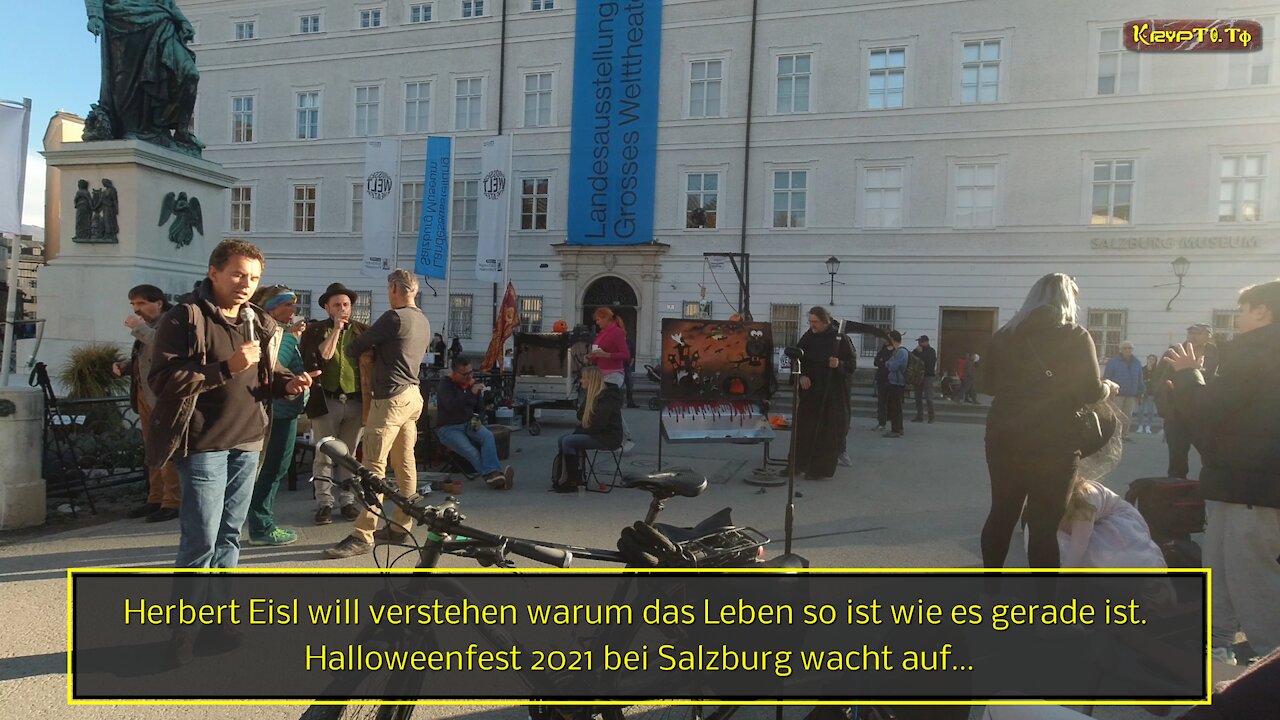 Herbert Eisl will verstehen warum das Leben so ist wie es gerade ist - Halloweenfest 2021