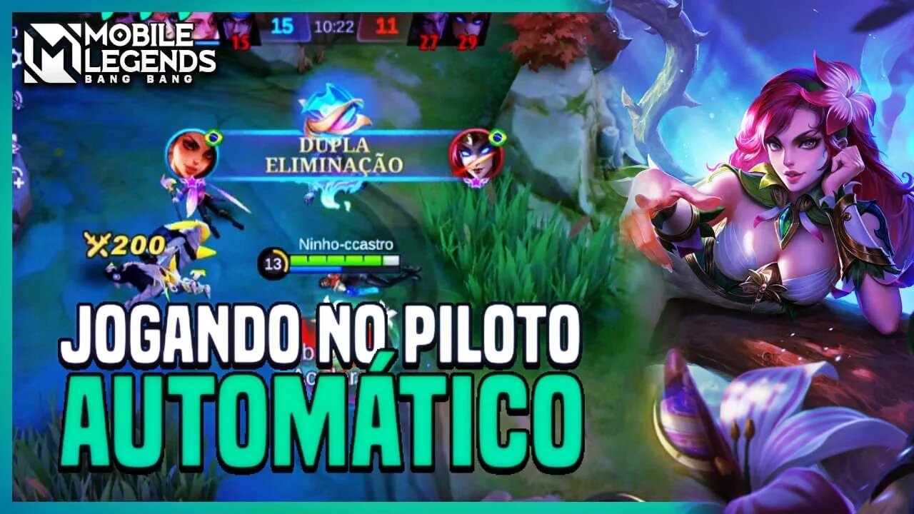 Esse Boneco é TÃO BOM que Eu Joguei no AUTOMÁTICO | MLBB