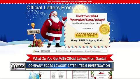Santa letters company in Sarasota accused of scamming customers gets sued | WFTS Investigative Report