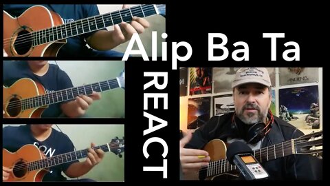 Alip Ba Ta | React | Infected | fingerstyle guitar solo