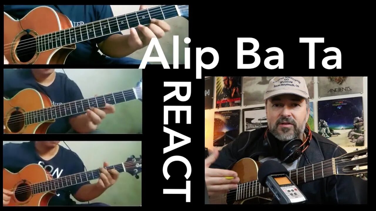 Alip Ba Ta | React | Infected | fingerstyle guitar solo