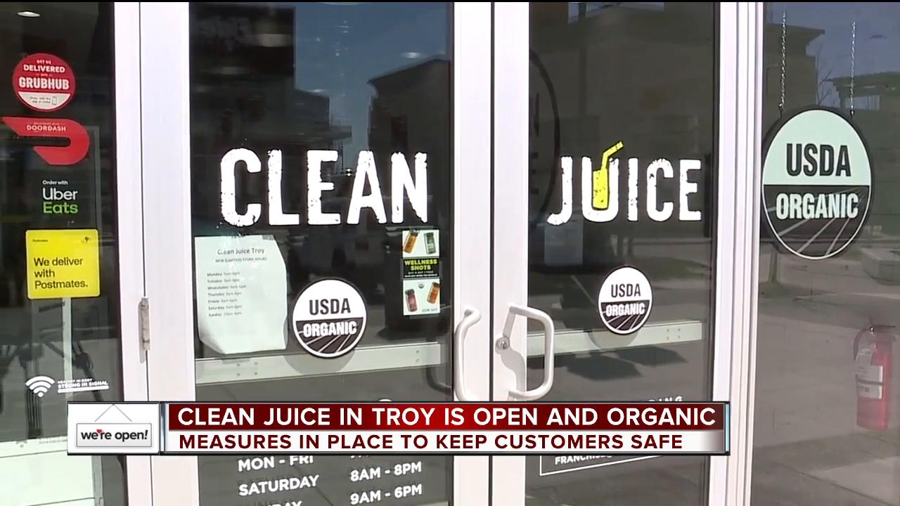 Clean Juice says 'We're Open' to make sure you get your veggies