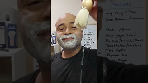 ASMR The Bluebeard Revenge set & Cutlass razor💈🔊🪒💈#asmr #shavingproducts #wetshaving #sotd #relax
