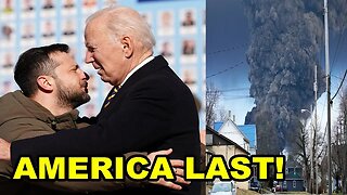 Joe Biden ABANDONS East Palestine Americans for Ukraine visit! Pledges $500 MILLION more for Ukraine