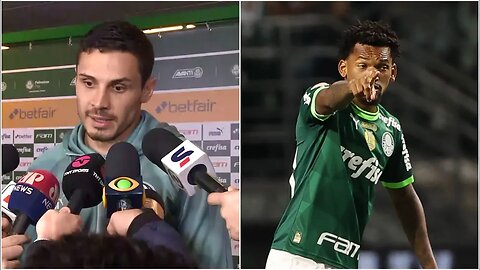 “Um dos melhores…” Veiga SURPREENDE em entrevista no PALMEIRAS e exalta companheiro