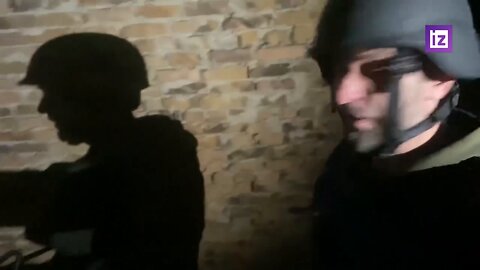 A room in the Azovstal catacombs with half-eaten caviar, possibly used by commanders