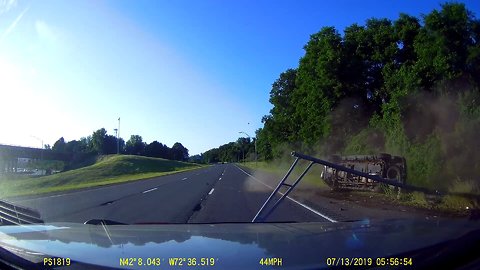 Dash Cam Recorded Car Accident With Vantrue N2 Pro Dash Camera.