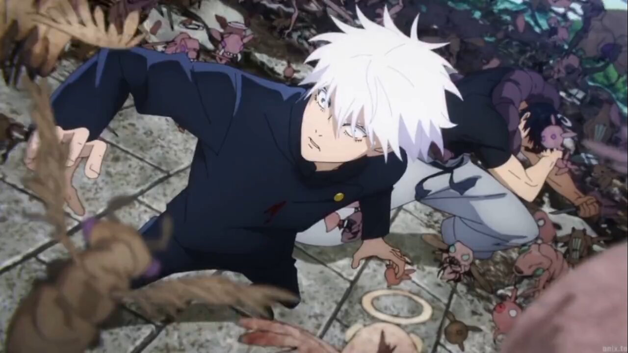 Gojo's defeated 😢 | Toji wins 😁 #jujutsukaisen #anime #saturogojo #tojifushiguro