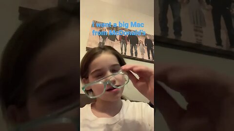 I want McDonald’s