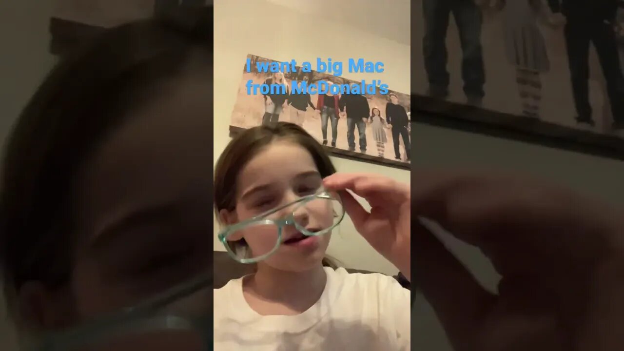 I want McDonald’s