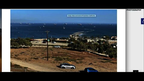 California Ship Supply Chain and Trucker issues Proof of ship locations #californiaTrucks