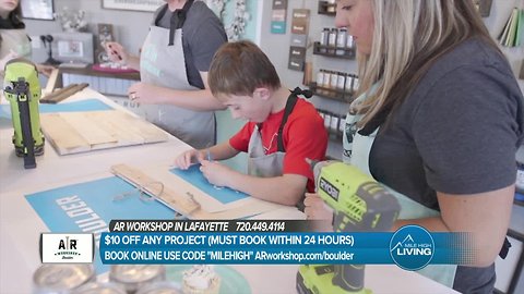 AR Workshop: Here is a Way to Relax and Create Stunning Items for Your Home!