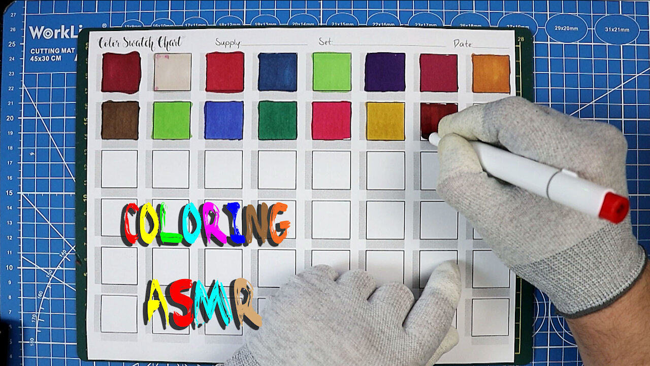 Testing New Ohuhu Markers - Beautiful Colors ASMR
