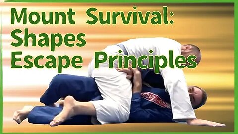 Mount Survival Shapes and Escape Ideas -- Advanced Training with Shihan Cameron Quinn