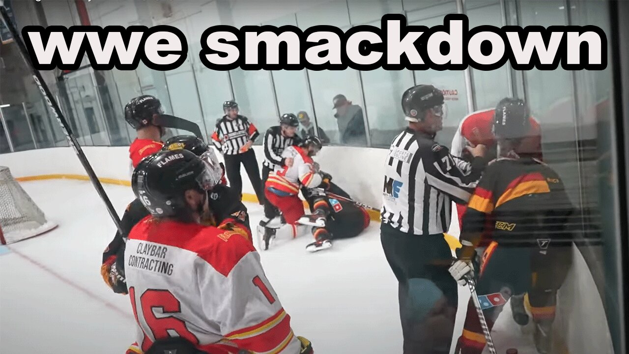 When hockey turns into wwe smackdown