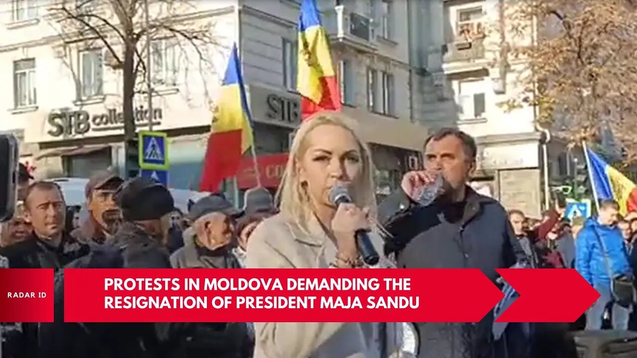 Protests in Moldova demanding the resignation of President Maja Sandu and the government