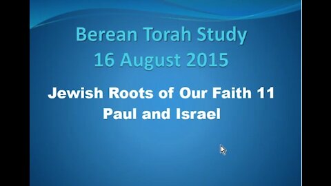 Paul and Israel taught by a Jew