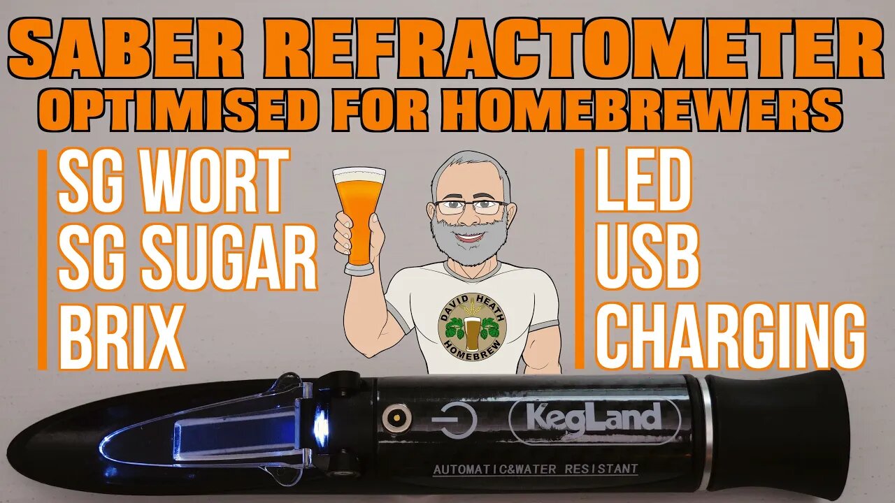 Refractometer Designed For Homebrewers Kegland Saber LED