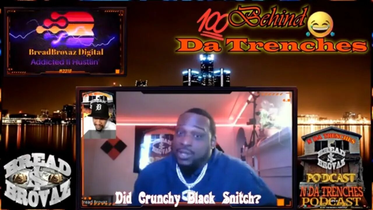 DID CRUNCHY BLACK SNITCH ON #gangstaboo BROTHER ON #vladtv #detroitpodcast #three6mafia