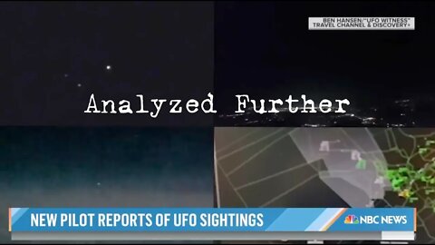 " Pilot Shares Videos Of Strange UFO Sightings In Skies Over The US " Analyzed Further