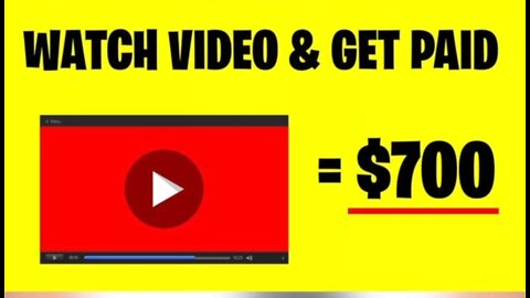 Earn $700 Daily watching videos