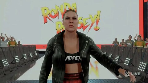 WWE2K23 Ronda Rousey Entrance