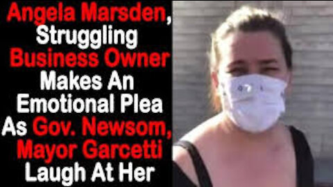 December 7, 2020: Angela Marsden and California LOCKDOWN DAY 1
