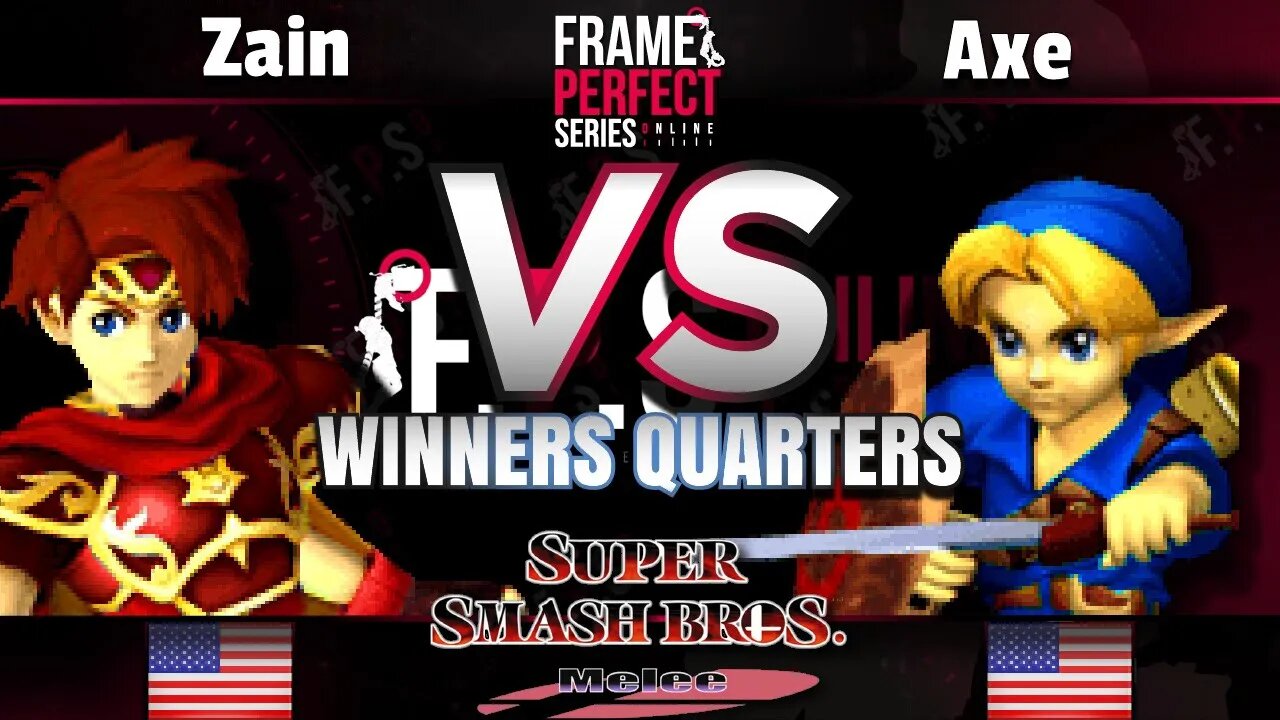 FPS2 Online Winners Quarters - GG | Zain (Roy) vs. Tempo | Axe (Young Link) - Smash Melee
