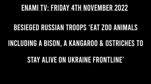 Besieged Russian troops eat zoo animals including a kangaroo & ostriches to stay alive in Ukraine
