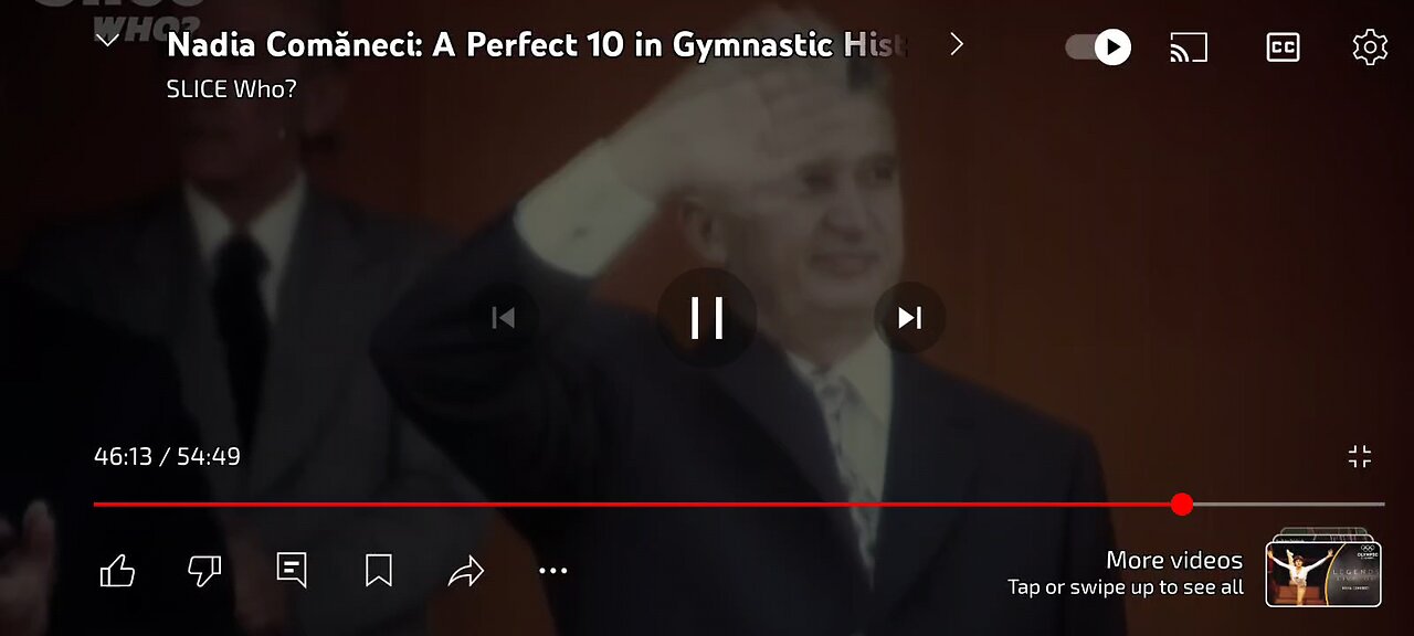 the conclusion of Nadia Comaneci