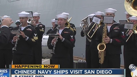Chinese Navy ships visit San Diego