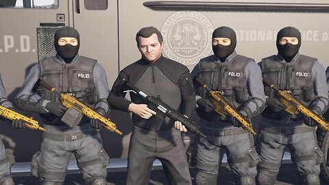 Michael Joining the SWAT Team in GTA 5 (Secret Rescue Missions)