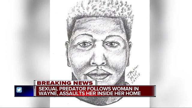 Wayne police release sketch of suspect wanted in rape and assault of woman