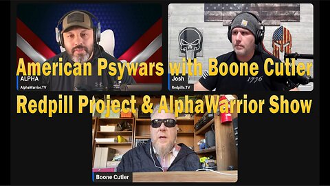 American Psywars with Boone Cutler - Redpill Project & AlphaWarrior Show! Update Latest News! November 8, 2024